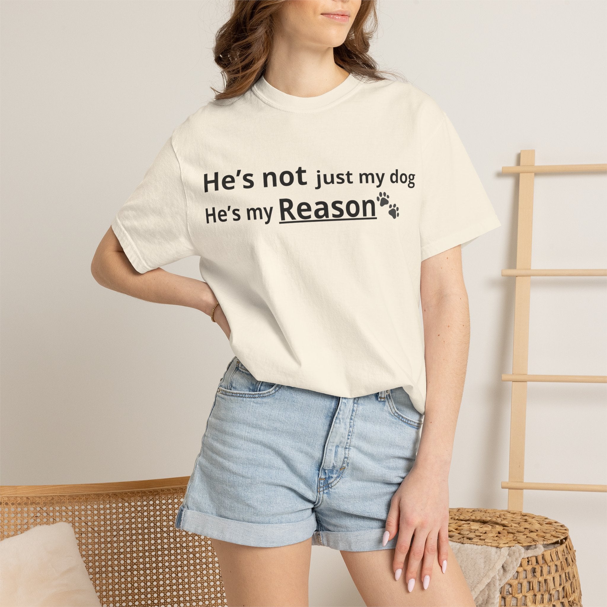 He’s My Reason Dog Lover T-Shirt | Emotional Pet Owner Shirt