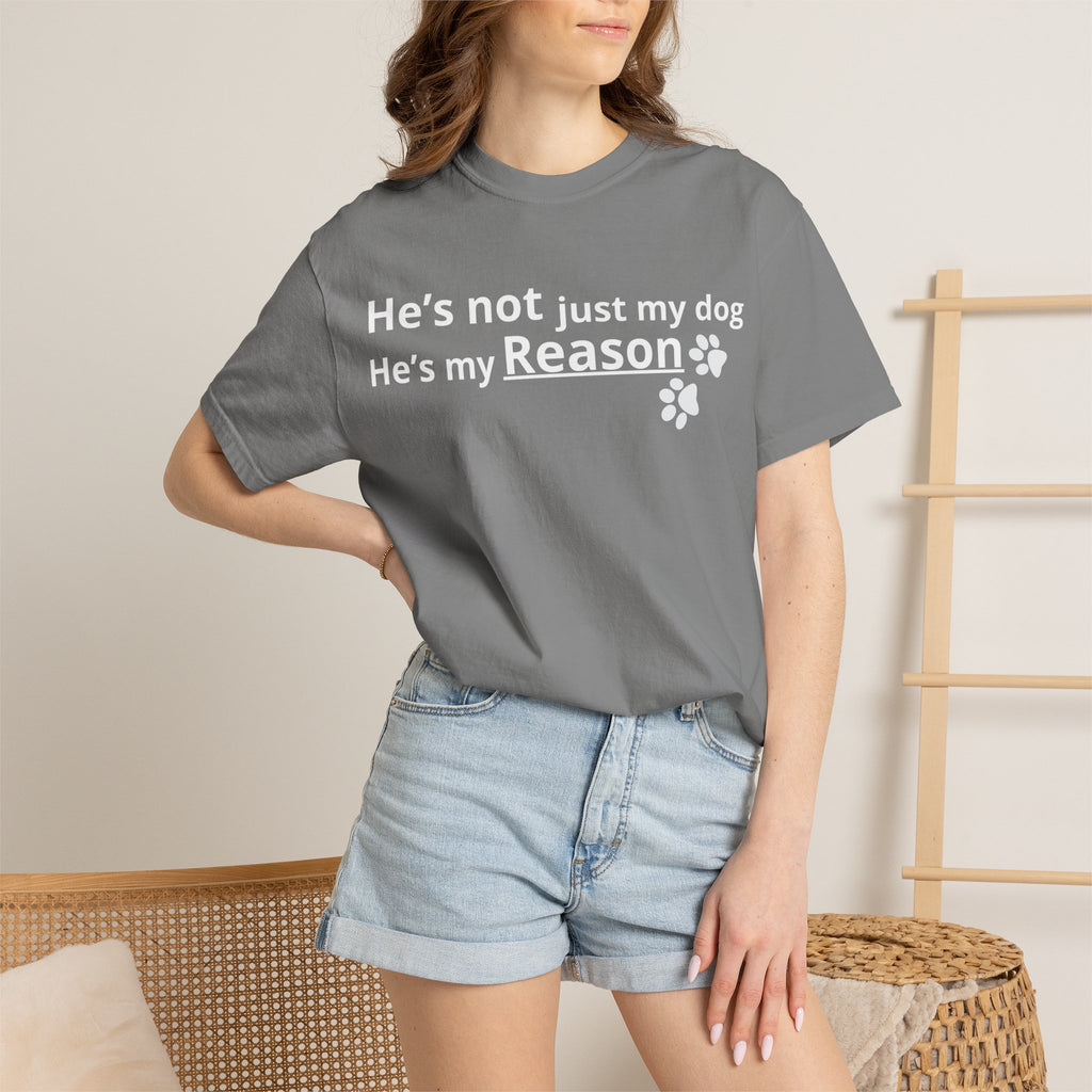 He’s My Reason Dog Lover T-Shirt | Emotional Pet Owner Shirt