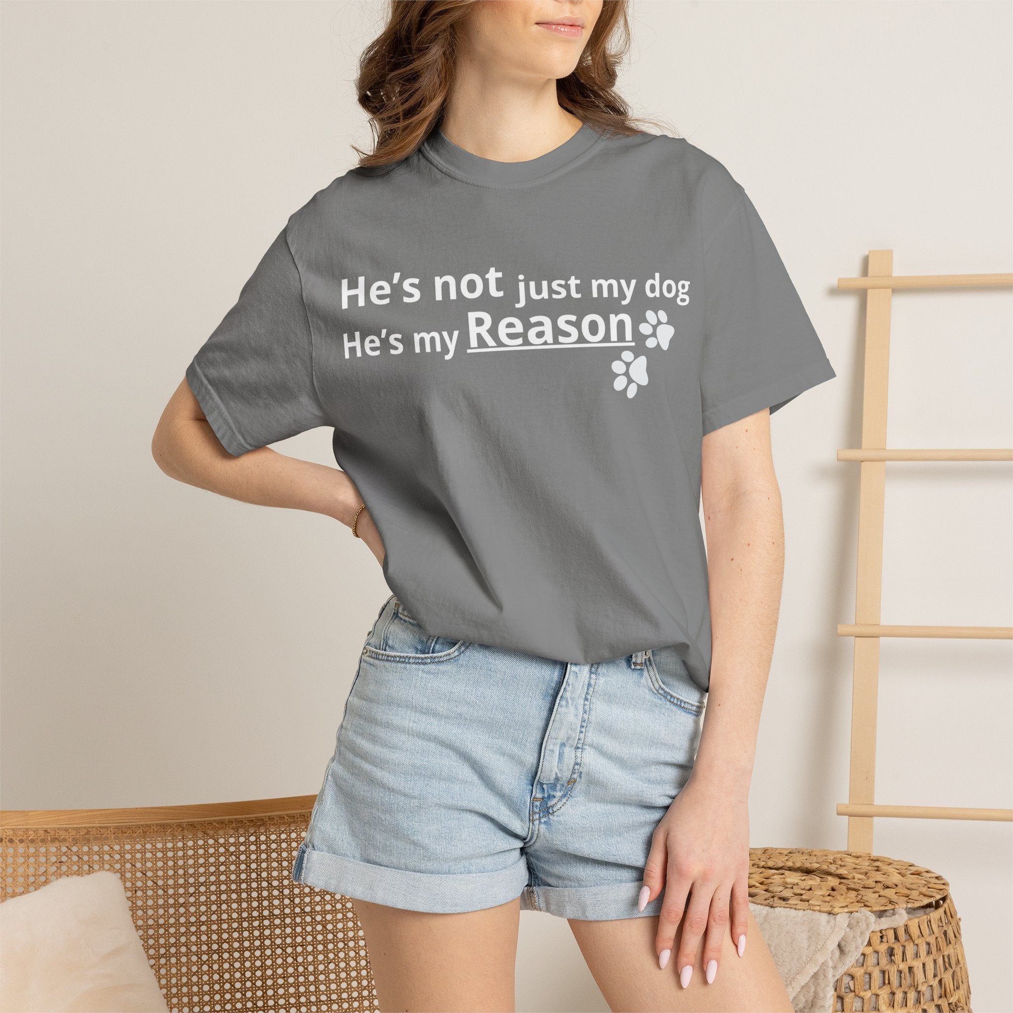 He’s My Reason Dog Lover T-Shirt | Emotional Pet Owner Shirt