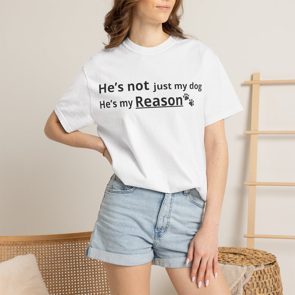 He’s My Reason Dog Lover T-Shirt | Emotional Pet Owner Shirt