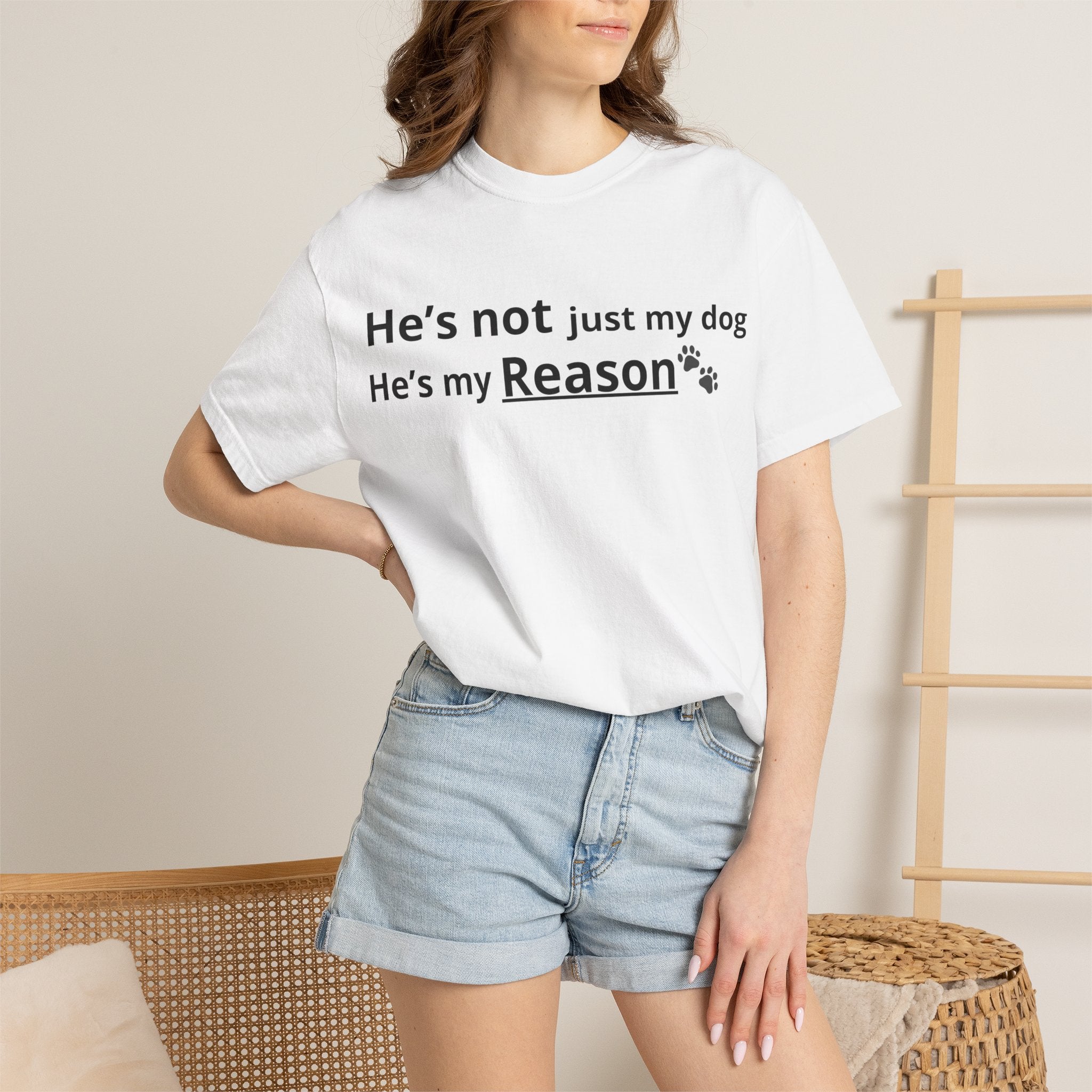 He’s My Reason Dog Lover T-Shirt | Emotional Pet Owner Shirt
