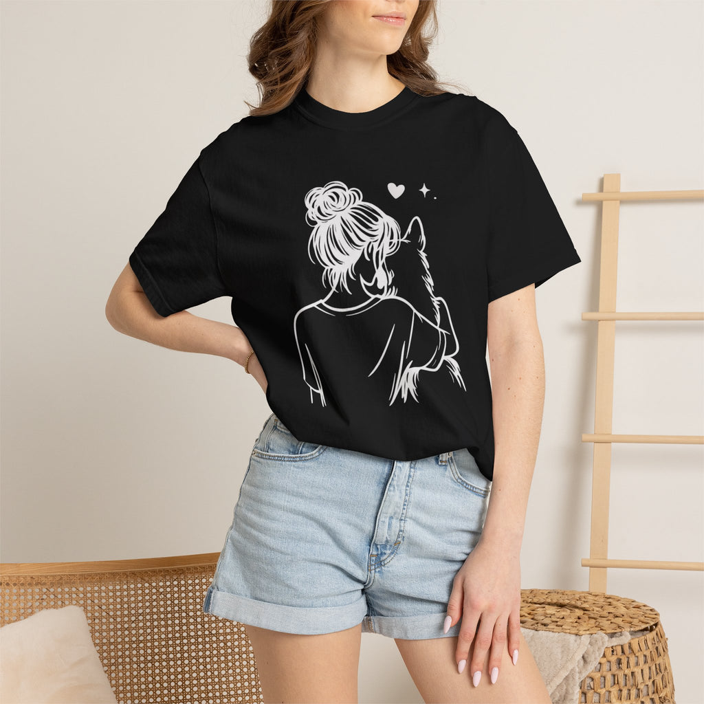 Sorry I’m Late I Didn’t Want to Leave My Dog T-Shirt | Funny Dog Lover Shirt | Cute Pet Owner Gift | Unisex Comfort Colors 1717