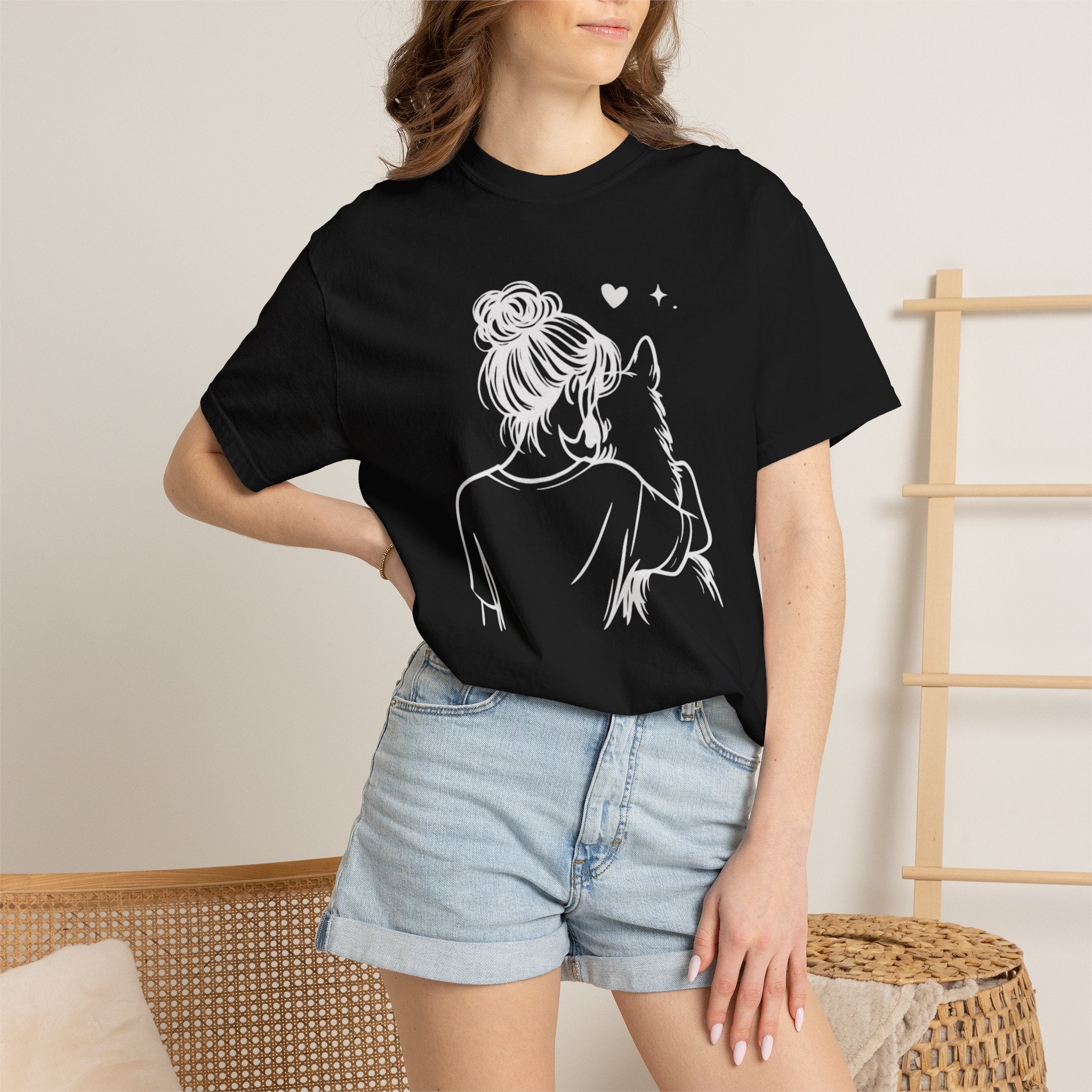 Sorry I’m Late I Didn’t Want to Leave My Dog T-Shirt | Funny Dog Lover Shirt | Cute Pet Owner Gift | Unisex Comfort Colors 1717